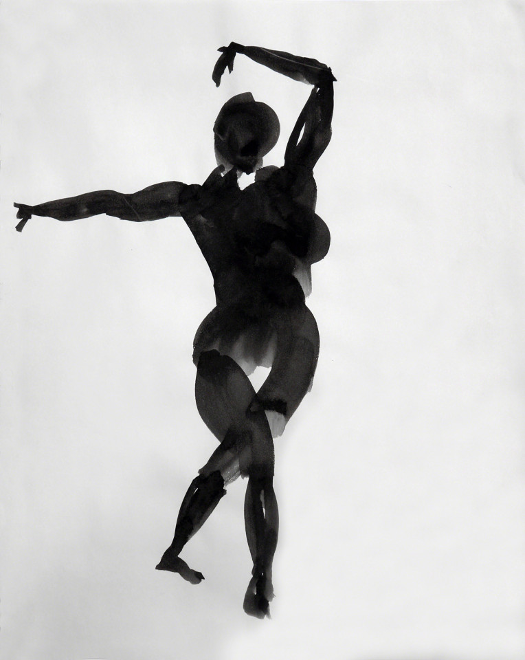 Dancing Nude, Female - Abstract